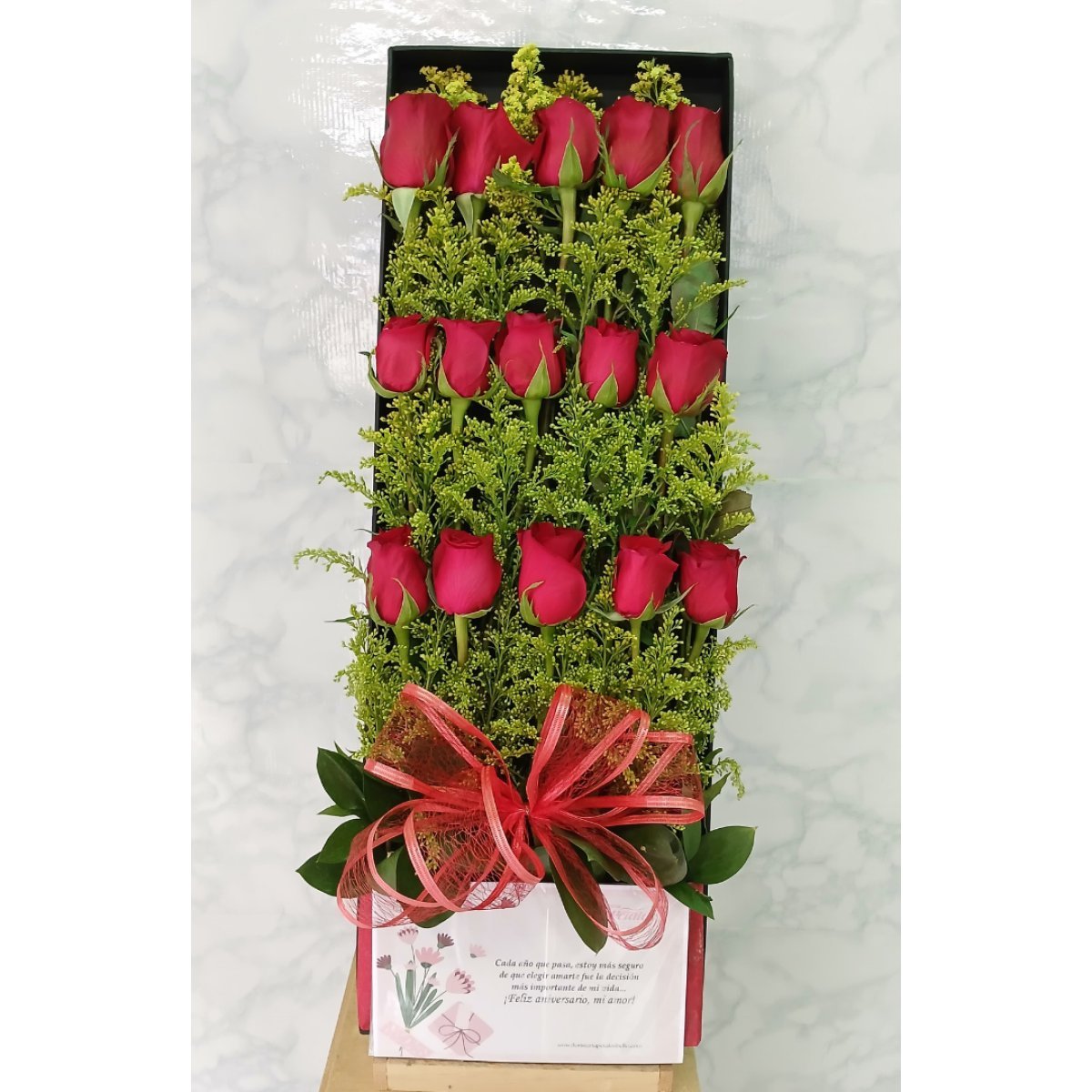 Tapa caja de rosas